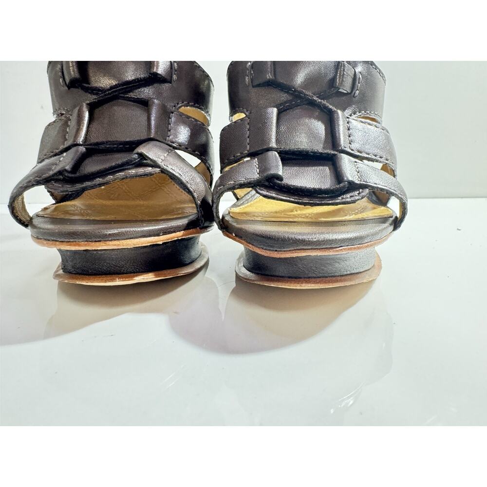 L.A.M.B. Jaco Women’s High Heels Black Leather Straps Size 9 View 3